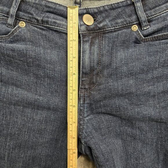 J Jill Slim Boyfriend Straight Leg Ankle Jeans Womens Size 6 Petite Blue Stretch - Picture 5 of 7